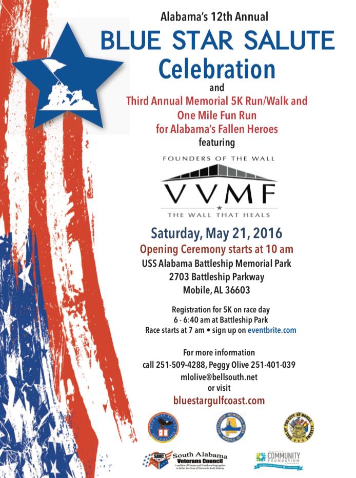 Annual Blue Star Salute Armed Forces Day Event – Alabama