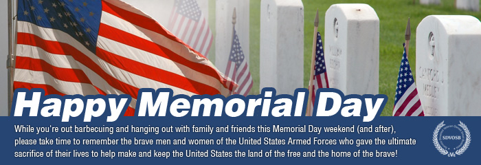 New Memorial Day Message Banner Added To Veteran Owned Business Directory Veteran Owned Businesses News Vobeacon