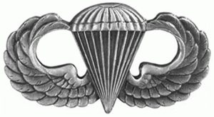 US Army Airborne Basic Parachutist Badge