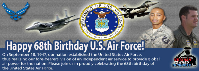 Happy 68th United States Air Force (USAF)