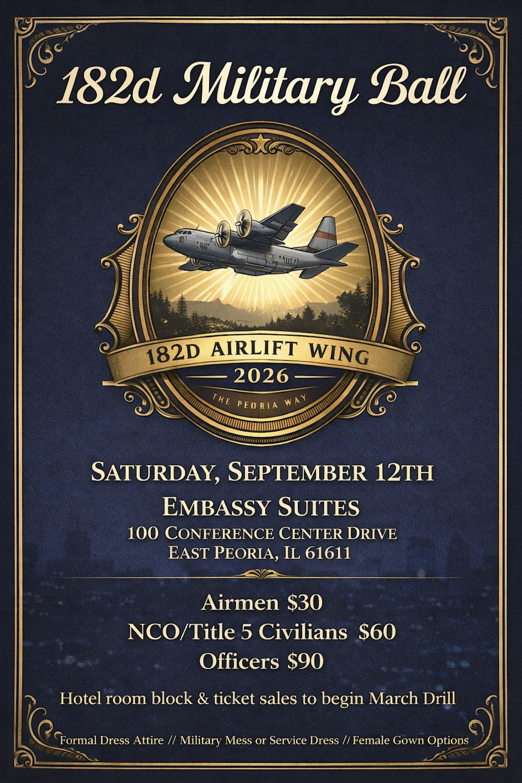 182d Airlift Wing Military Ball