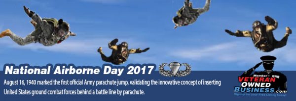 National Airborne Day – August 16th, 2017
