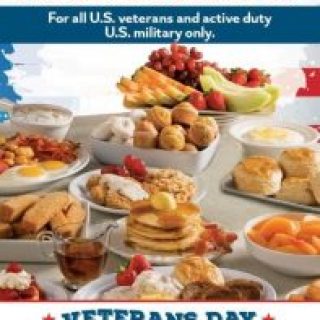Shoney’s Offers FREE All You Care To Eat, Freshly-Prepared Breakfast Bar on Veterans Day