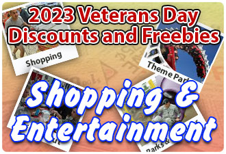 2023 Veterans Day Shopping and Entertainment