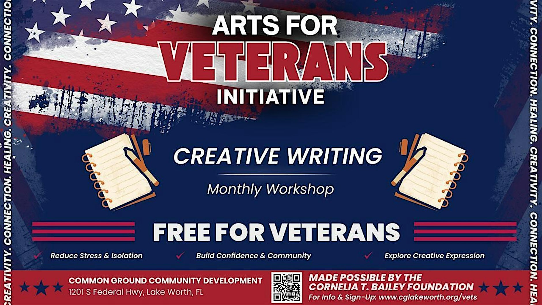 ARTS FOR VETERANS INITIATIVE Creative Writing Workshop