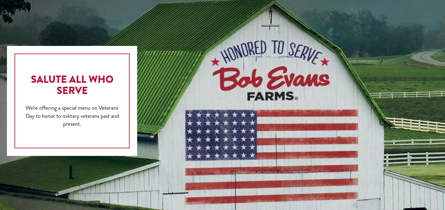 Bob Evans Veterans Day