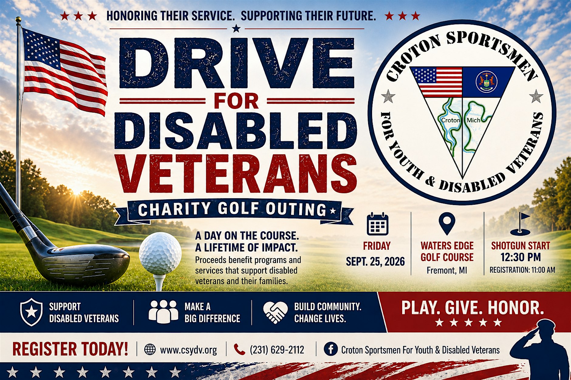 Drive for Disabled Veterans Golf Outing