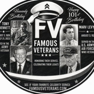 Famous Veterans Born August 3rd Bennett and Levy