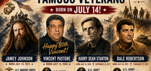 Famous Veterans Born July 14th - Square