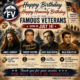Famous Veterans Born July 14th - Square