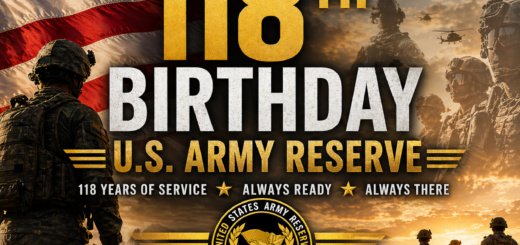 Happy 118th Birthday U.S. Army Reserve Honoring 118 Years of Service Sacrifice - Square