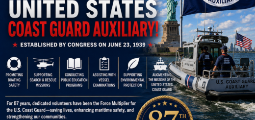 Happy 87th Birthday to the United States Coast Guard Auxiliary! Square