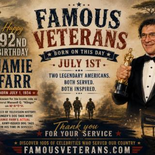 Happy 92nd Birthday Jamie Farr & Happy Heavenly Birthday Sydney Pollack