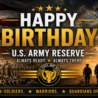 Happy Birthday Army Reserve