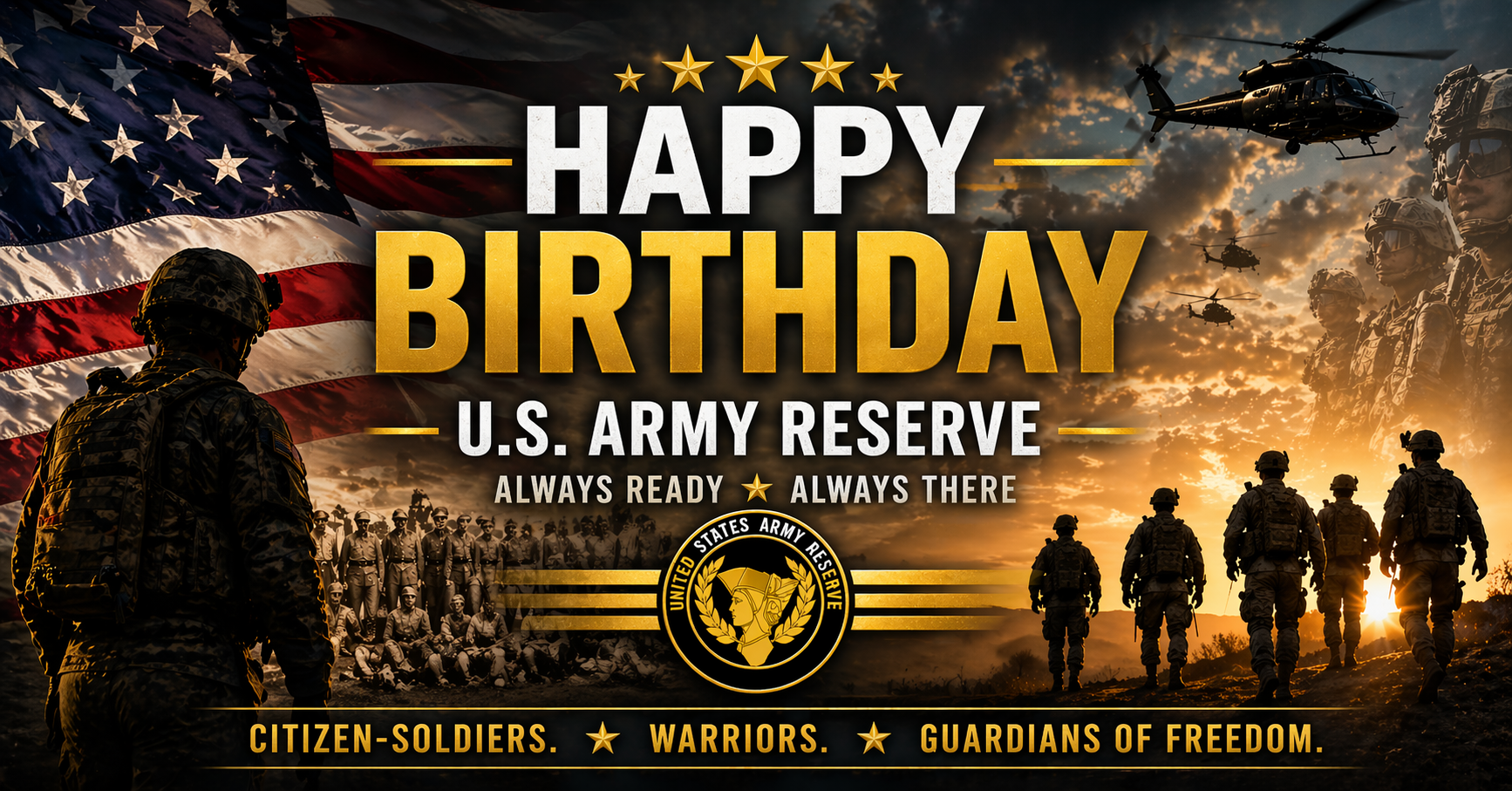 Happy Birthday Army Reserve