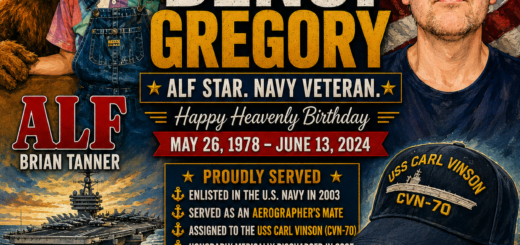 Happy Heavenly Birthday Benji Gregory ALF Star & U.S. Navy Veteran
