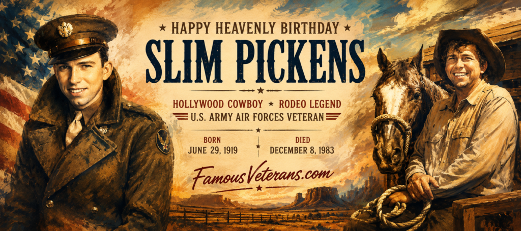 Happy Heavenly Birthday to Slim Pickens Happy Heavenly Birthday to Slim Pickens