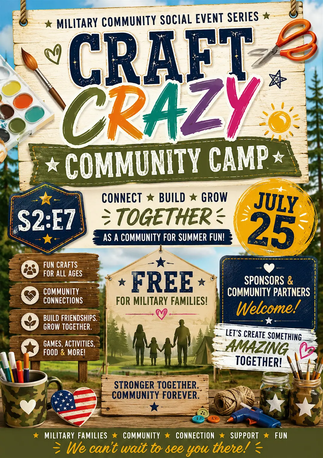 Military Community Social Series Holidaze in July Campaign