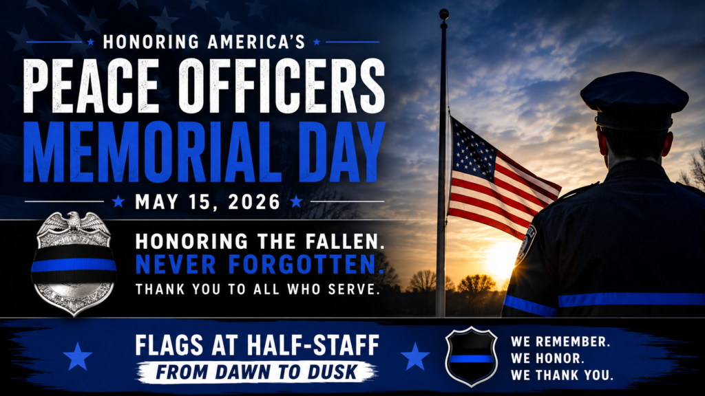 Peace Officers Memorial Day 2026