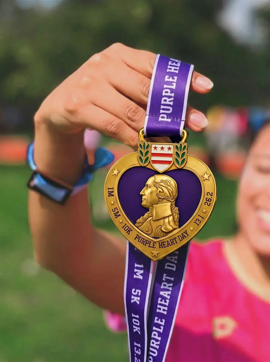 Purple Heart Day Virtual Race 2026 1M 5K 10K