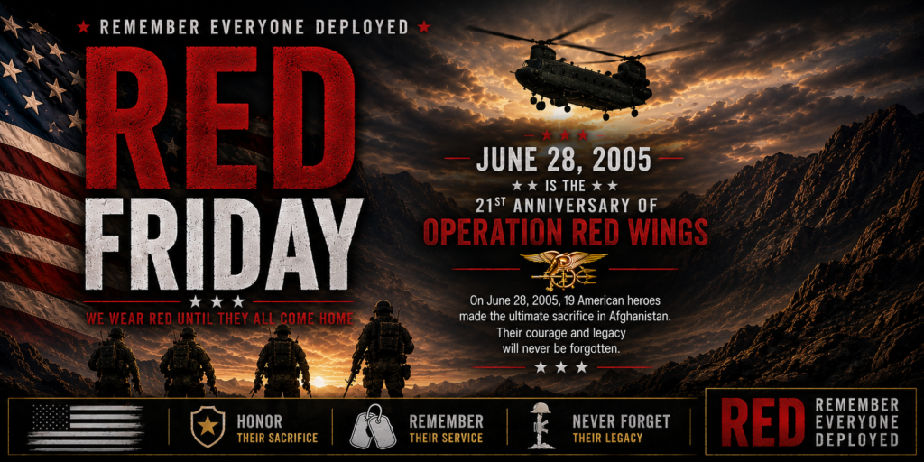RED Friday Operation RED Wings RED Friday Operation RED Wings