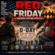 RED Friday Remember Everyone Deployed Honoring Our Troops Before D-Day Anniversary square