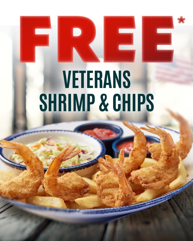 Red Lobster Veterans Day FREE Veterans Shrimp & Chips ⋆ Veteran Owned