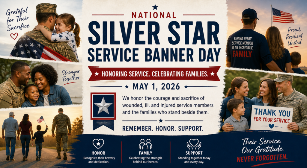 Silver Star Service Banner Day