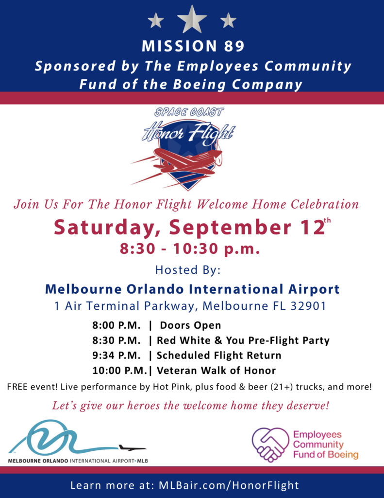 Space Coast Honor Flight is Coming Back to MLB September 12