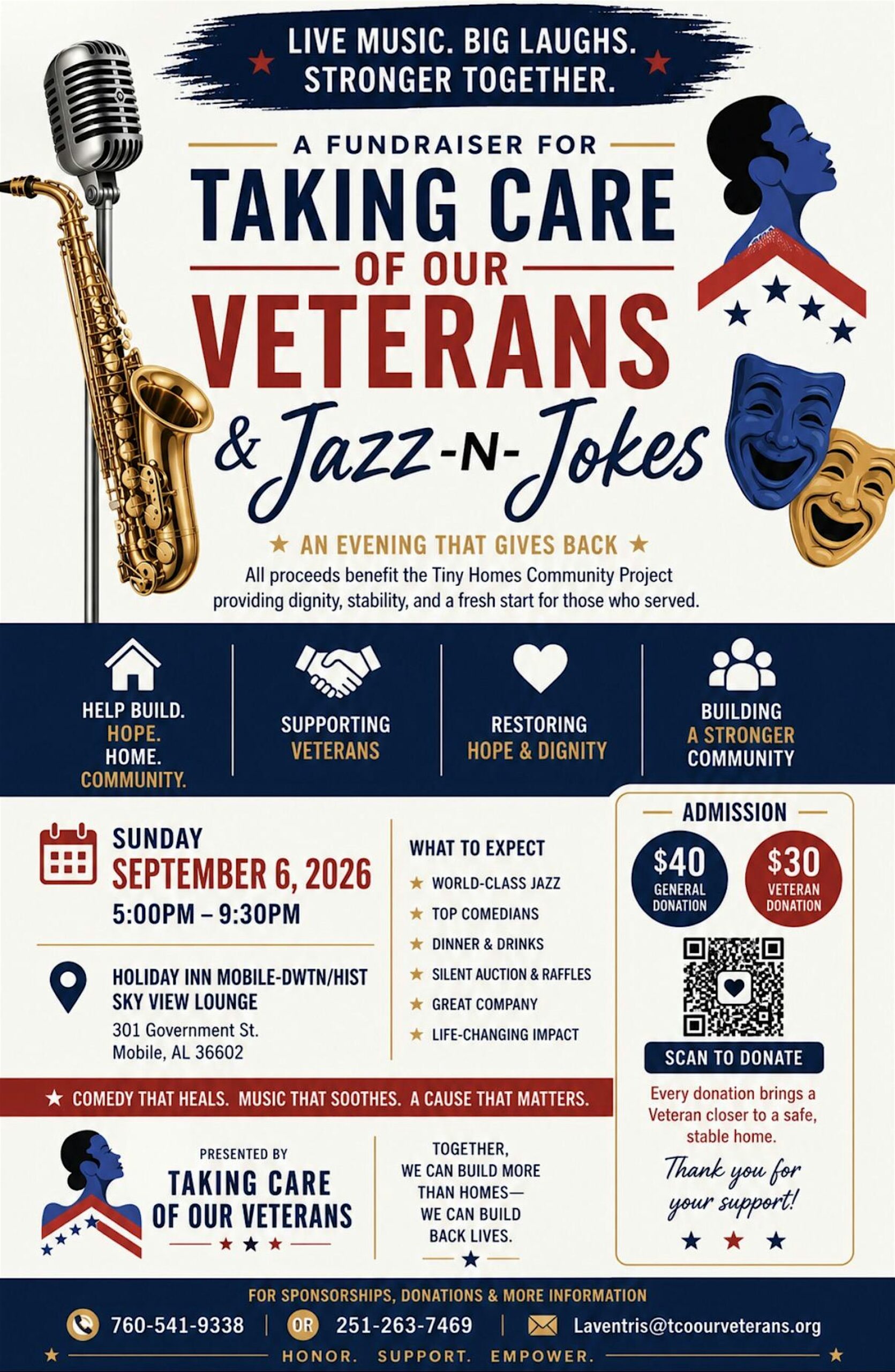 TAKING CARE OF OUR VETERANS JAZZ -N- JOKE