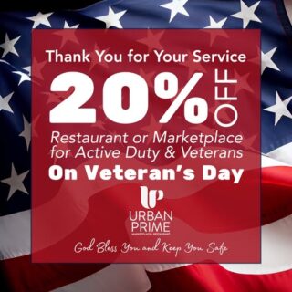 Urban Prime Veterans Day