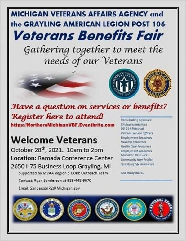 Veterans Benefit Fair - Ramada by Wyndham Grayling Hotel & Conference ...