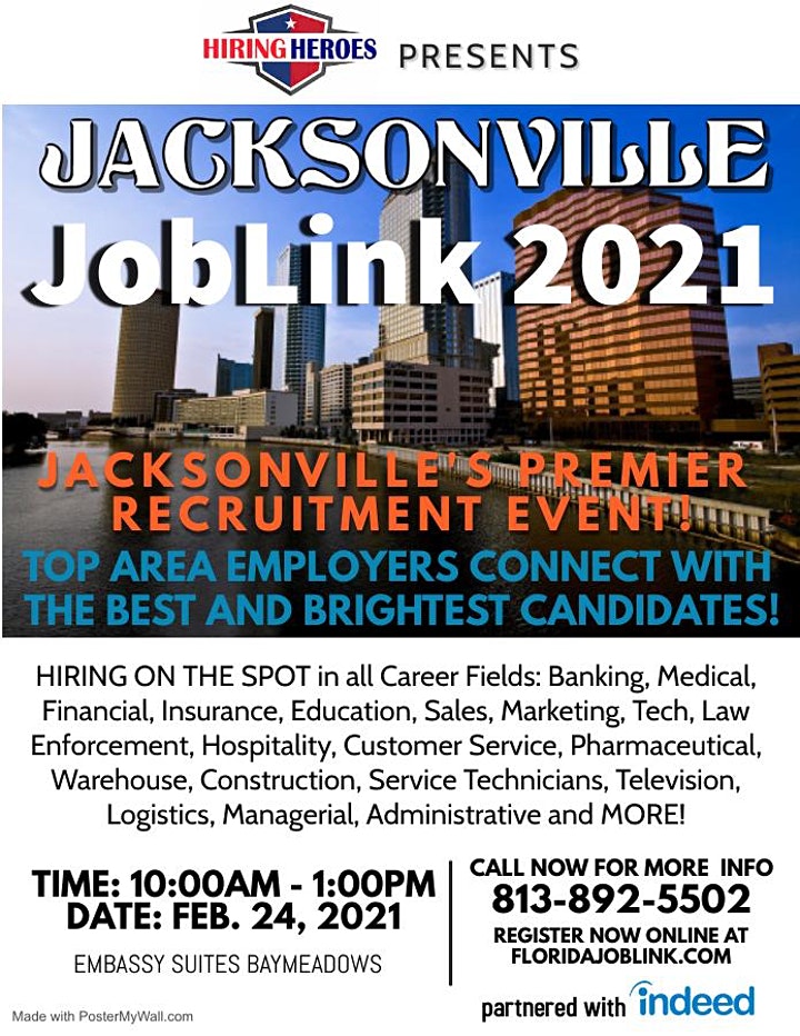 Jacksonville Florida JobLink 2021 Job Fair ⋆ Veteran Owned Businesses News - VOBeacon